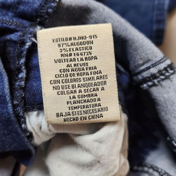 American Bazi Overalls Denim Distressed Size Medium - Picture 8 of 12